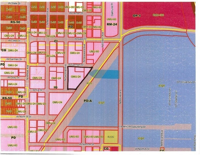 Proposed Student Housing / Multifamily Development by University of Tampa: 311 N Newport, Tampa, FL 33606